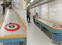 Cadeau de SWISS Olympic: Table de jeu curling